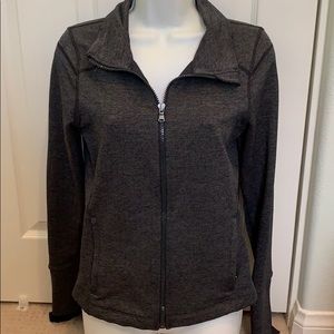 Under Armour fitted charcoal gray jacket.